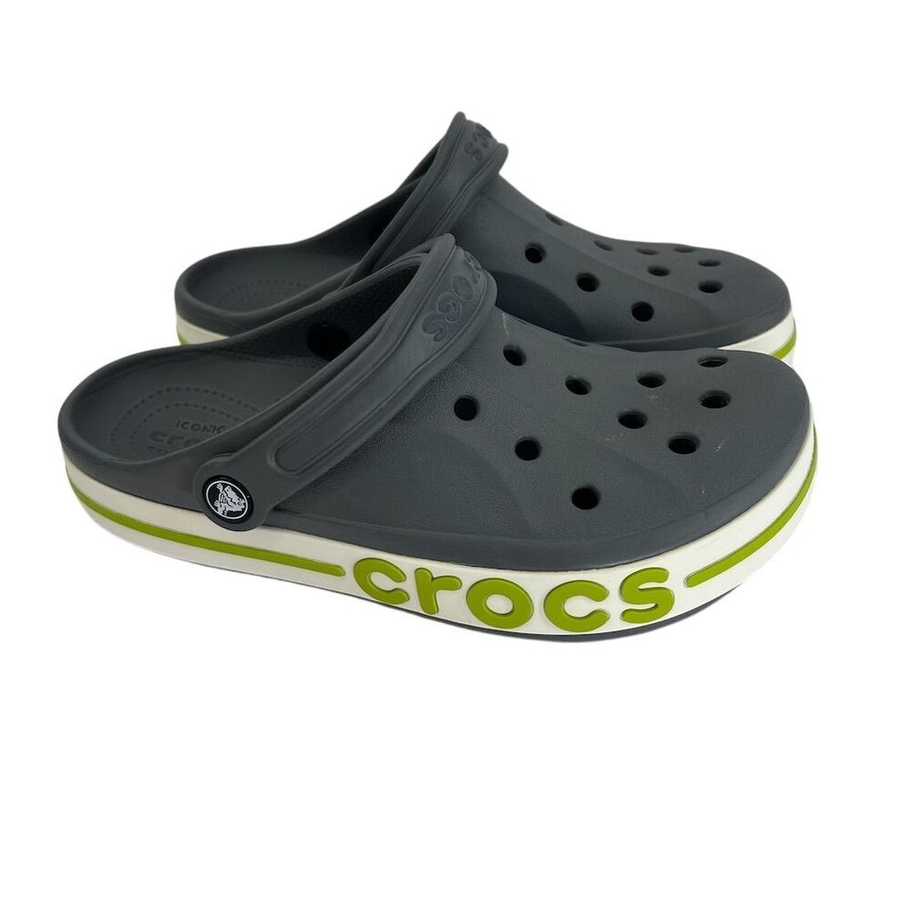 Crocs Bayaband Clog Unisex Gray Casual Shoes Women's 8 / Men's 6